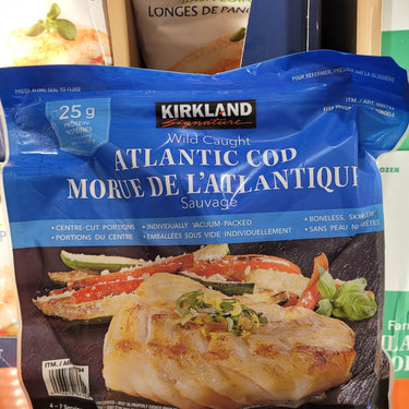 Image of Kirkland Signature Atlantic Cod Fillets - 1 x 907 Grams